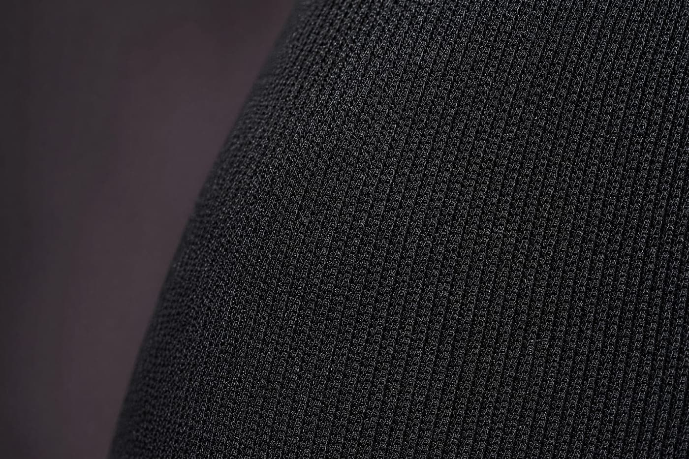 Macro photograph of the knit structure used for Opaque 70